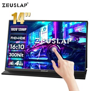 Сенсорний монітор ZEUSLAP Z14 Lite Pro touch Switch ps4/5 xbox ноутбук