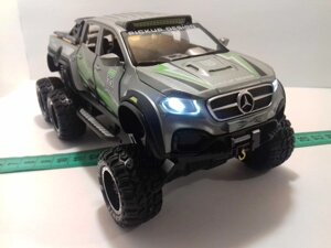 Модель машинки Mercedes-Benz Pickup Big Foot 1:32 Метал звук світло