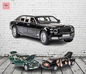 Bentley Mulsan 1:24 Машинка дитяча металева Дитяча метальова 7694