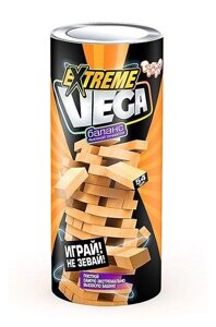 Гра Vega extreme (міні), дженга, вега, jenga, Danko Toys (54 бруски)