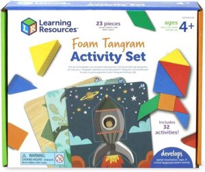 Learning Resources Tangram Activity Набір завдань із пінного танграму