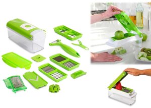 Овочерізка подрібнювач найсер дайсер ручний портативний Nicer Dicer