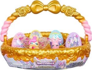 Хетчімалс кошик з фігурками зайчики Hatchimals Bunny Family Basket