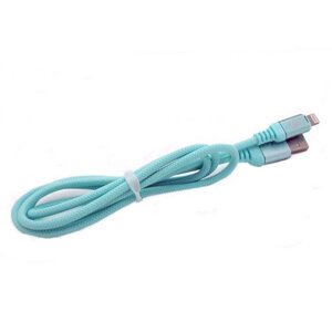 Дата кабель Walker C560 Apple Lightning to USB 1 м Green