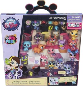 Набір фігурок Домашніх тварин. Littlest Pet Shop Hasbro. 15 вихованців