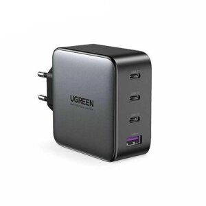 Зарядний пристрій Ugreen GaN X 100W 3 Type-C+USB-A PD QC для MacBook