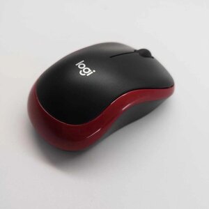 Миша бездротова Logitech M185 WL Red