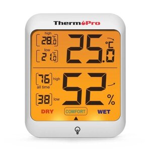 Термометр, гігрометр ThermoPro TP53, метеостанція.