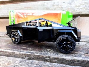 Тесла Кібертрак металева машинка 1:24 / Tesla Cybertruck 3 кольору