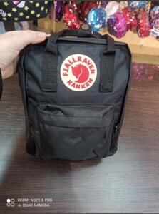 Рюкзак канкен міні, fjallraven kanken mini black, чорна, міні, чорний