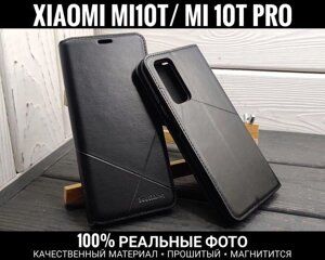 Чохол книжка Southking-9T на Xiaomi Mi10T Pro Прошиті краї