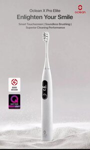 Нова модель зубної щітки Oclean X Pro Elite.