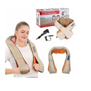 Роликовий масажер для спини і шиї Massager of Neck Kneading, масажер