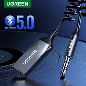 Bluetooth Адаптер AUX для Авто 5.0 Блютуз Ресивер Приймач Ugreen