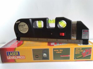 Лазерний рівень нівелір Fixit Laser Level Pro 3 Рулетка, рівень