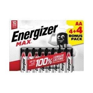 СУПЕР-ЦЕНА! Батарейка ENERGIZER MAX AA\LR6_AAA\LR03 Bonus pack 4+4