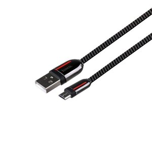 Кабель USB Hoco U74 Grand USB Micro USB QC 3.0 2,4 А 1,2 м Чорний