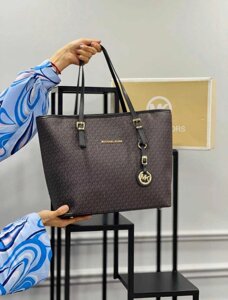 Сумка шопер Майкл Корс біла Michael Kors