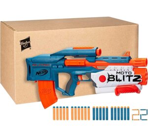 Бластер Nerf Elite 2.0 Motoblitz CS-10. Нерф Еліт Мотобліц