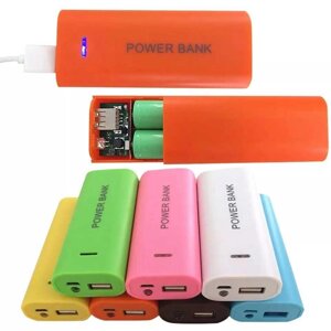 Футляр для акумуляторів 2шт USB 18650, 5v,5600mAh, ліхтарик, Power Bank