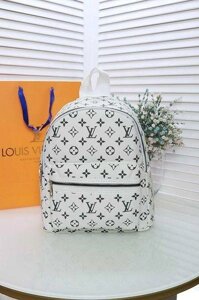 Жіночий рюкзак Louis Vuitton/ LV Луї Вітон білий