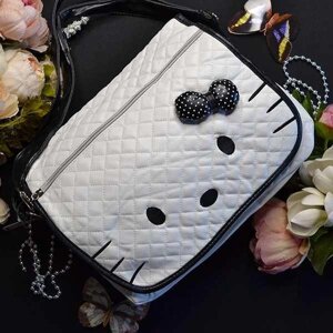 Супер ціна! Дитяча сумка Hello Kitty Біла. Стильна сумочка з котиком