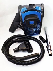 Якісний потужний Пилосос Rainberg 3700W 2,5L Blue + ТУРБОЩЕТК