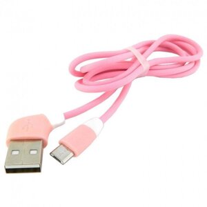 Дата кабель Walker C340 micro USB to USB 1 м Pink