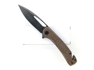 Складаний ніж Tantrum Liner Lock, ручка Micarta, стропоріз, склобій