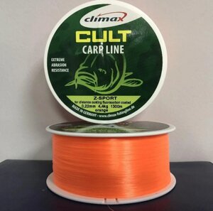 Леска Climax Cult Carp Line ORANGE Z-Sport [0.25_0.30]