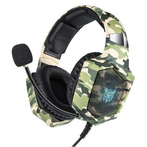 Дротова гарнітура ONIKUMA K8 Camouflage Green