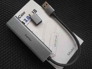 Адаптер RayCue Type C і USB 3.0 на LAN 1000Mb/s і USB 3.0 x3 (Новий)