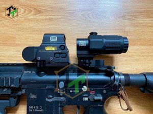 EOTech 558 (EXPS3 + magnifier х3 G33 (Коліматор + х3) на Пікатіні