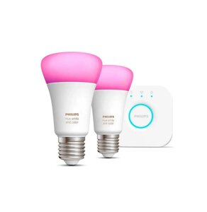 Смарт лампочки Philips Hue Color E27 806лм 2 шт.