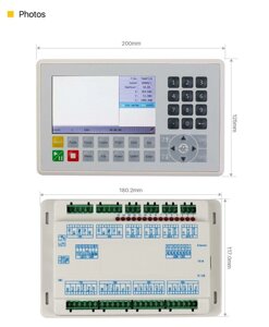 Контролер ruida 6445G, для керування лазерним гравером, верстатом!