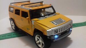 Машинка Hummer H3 1:32 Метал, світло, звук, інерція Іграшка