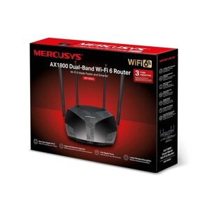 Новий WiFi 6 Гігабітний 5 ГГц Роутер Mercusys MR1800X AX1800