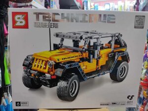 Конструктор SY Jeep Wrangler Rubicon» 8203 - 601 деталь lego