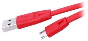 USB кабель REMAX microUSB 1 м Red