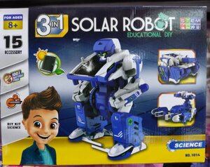 Конструктор Робот на сонячній батареї Solar Robot 1014 edukational diy