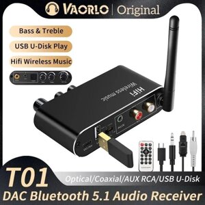 Цифровий-аналоговий аудіо конвертер. DAC, Bluetooth, aux. коаксіальний