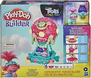 Play-Doh Тролі: Світовий Тур. Повітряна куля. Тісто Плей До. Трояндочка