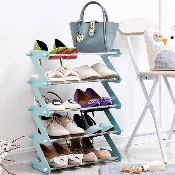 Полиця для взуття та речей органайзер стійка складана Shoe Rack YH 880 від компанії ARTMOS - Інтернет магазин - фото 1