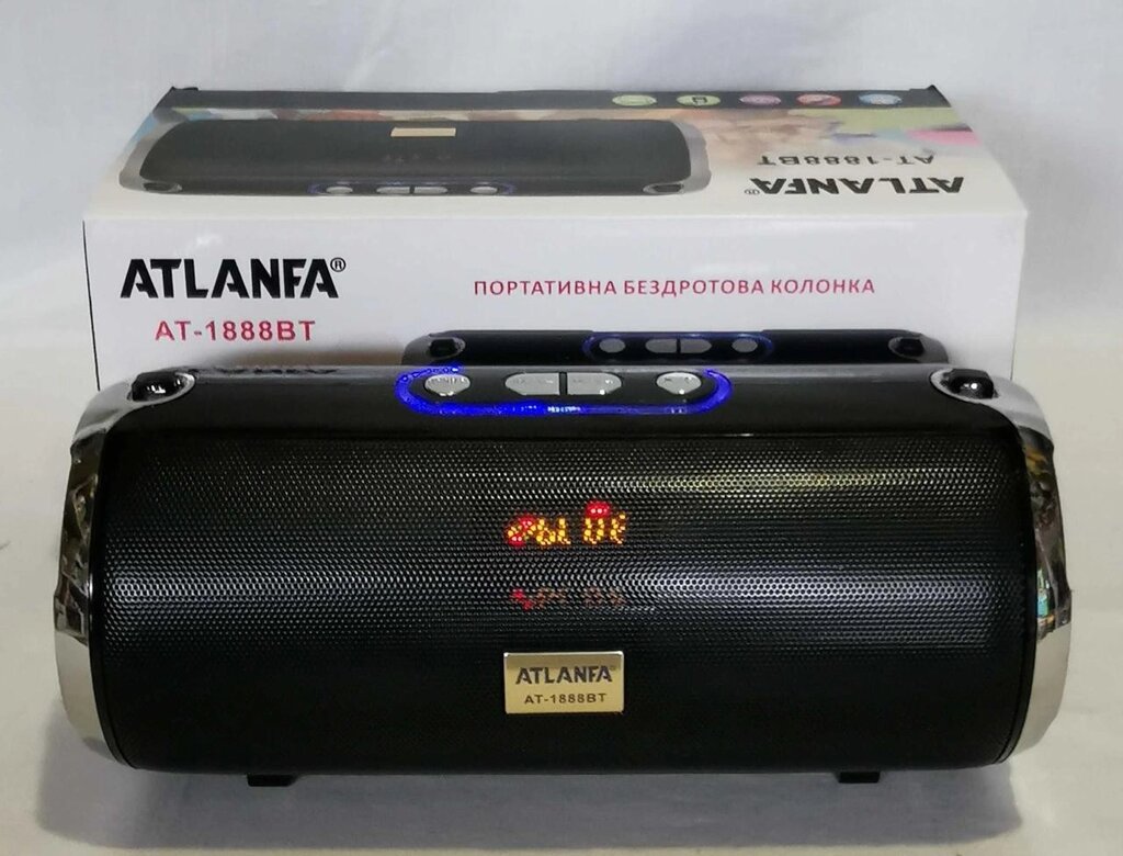 Портативна Bluetooth колонка Atlanfa AT-1888BT (нова, магазин) від компанії ARTMOS - Інтернет магазин - фото 1