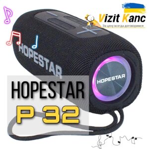 Портативна бездротова колонка Bluetooth Hopestar P32 Black (P32B) П