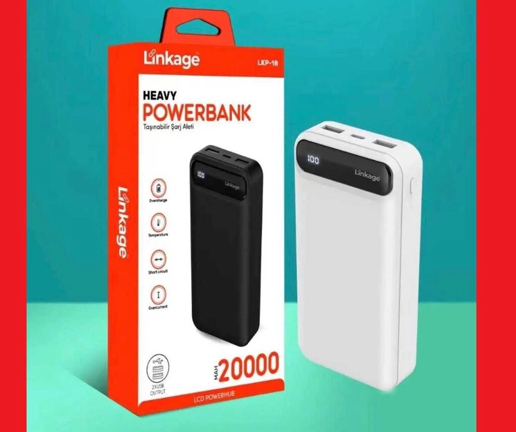 Повербанк 20000 mAh (power bank, павербанк, xiaomi, пауербанк, банк) від компанії ARTMOS - Інтернет магазин - фото 1