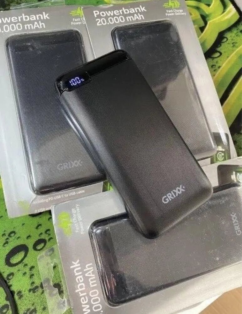 Повербанк powerbank grixx 20000 від компанії ARTMOS - Інтернет магазин - фото 1