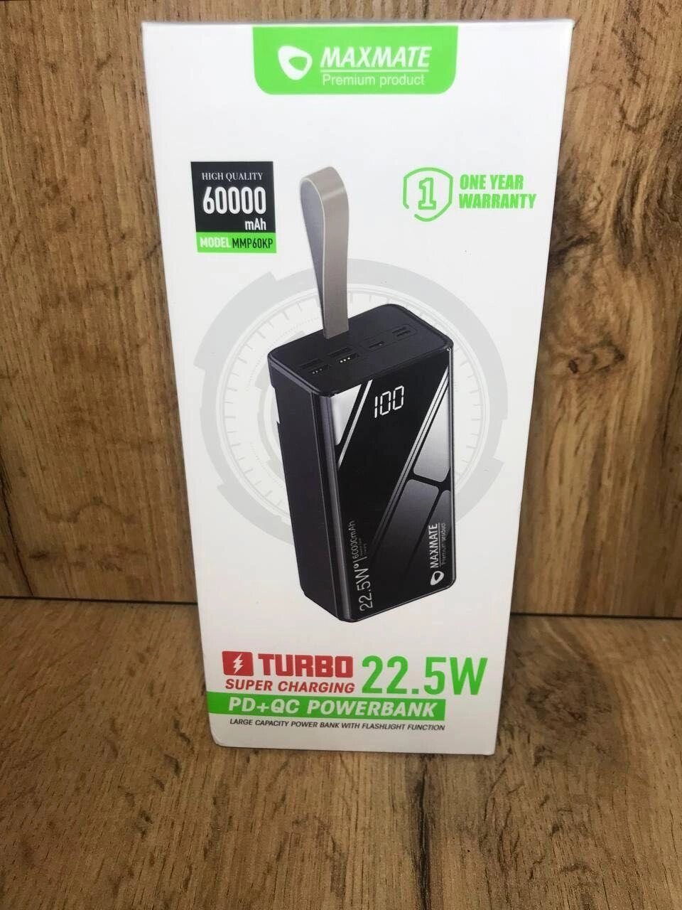 PowerBank MaxMate MMP 60KP 60000 mAh 22.5W QC 3.0 павербанк від компанії ARTMOS - Інтернет магазин - фото 1