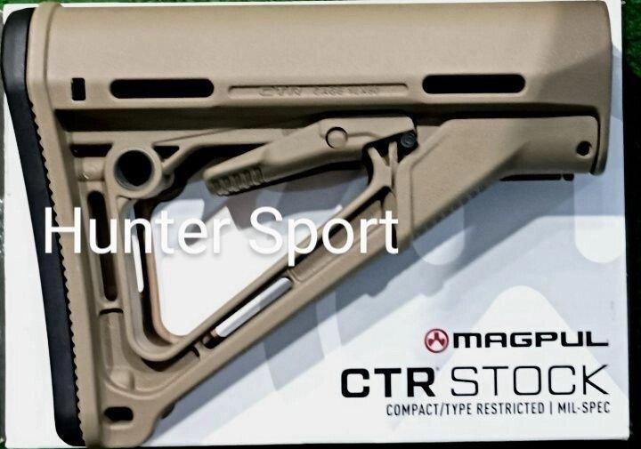 Приклад Magpul CTR Carbine Mil-Spec для AR15. Оригінал від компанії ARTMOS - Інтернет магазин - фото 1