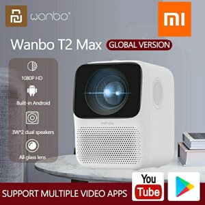 Проектор Xiaomi Wanbo T2 Max HDR телевізор samsung lg yamaha sony PS